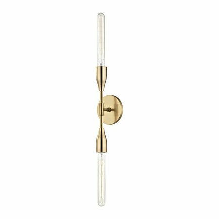 MITZI 2 Light Wall Sconce H116102-AGB